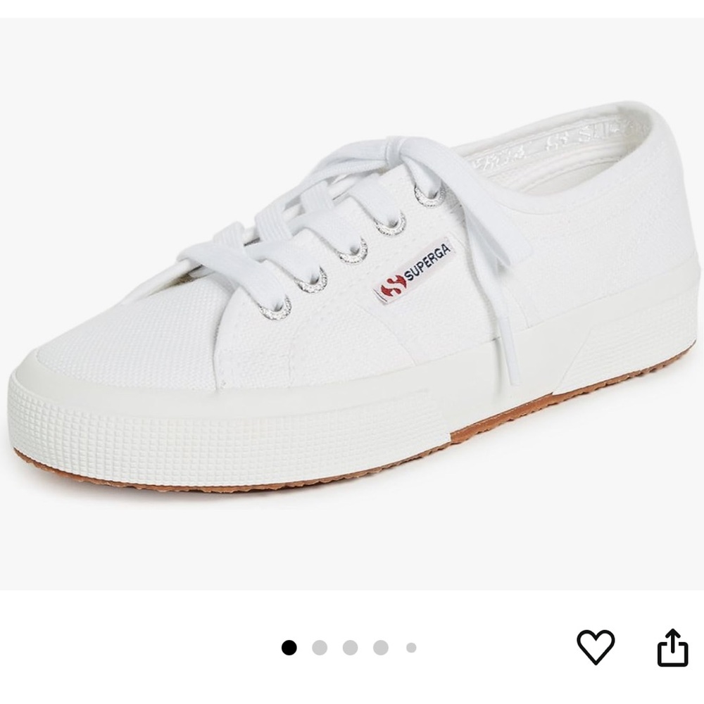 Superga Off-White Canvas Sneakers
